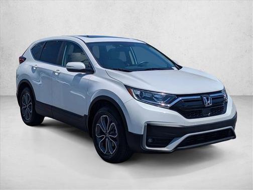 Platinum White Pearl 2022 Honda CR-V AWD EX
