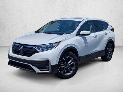 Platinum White Pearl 2022 Honda CR-V AWD EX