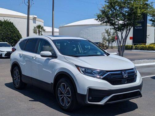 Platinum White Pearl 2022 Honda CR-V AWD EX