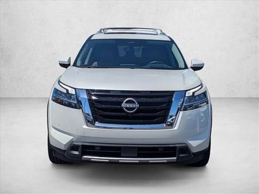 Pearl White Tricoat 2024 Nissan Pathfinder Platinum FWD