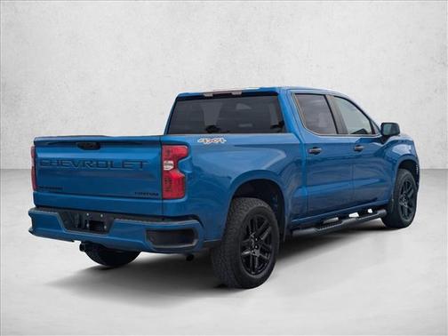 Glacier Blue Metallic 2024 Chevrolet Silverado 1500 Custom
