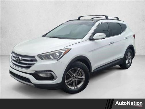 Pearl White 2018 Hyundai Santa Fe Sport 2.4L