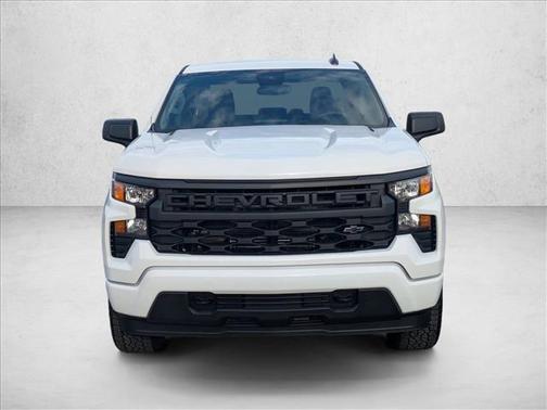Summit White 2026 Chevrolet Silverado 1500 Custom