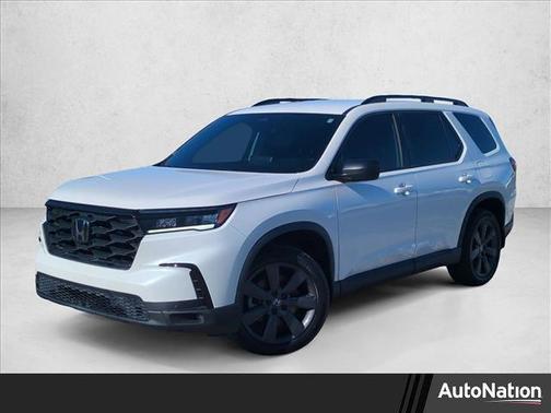 Platinum White 2023 Honda Pilot AWD Sport