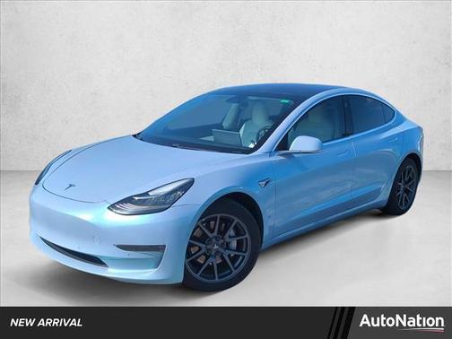 Deep Blue Metallic 2018 Tesla Model 3 Long Range