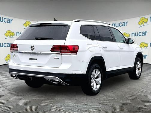 Pure White 2019 Volkswagen Atlas 3.6L SE w/Technology