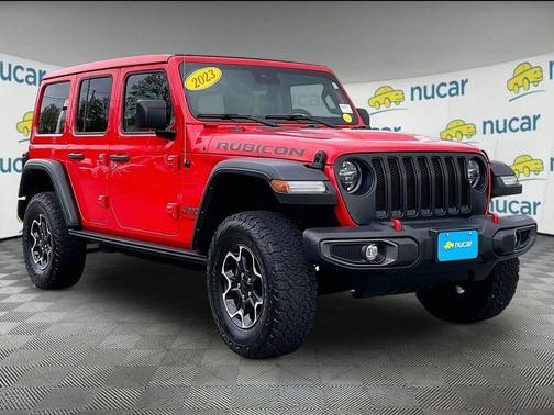 Firecracker Red Clearcoat 2023 Jeep Wrangler Rubicon