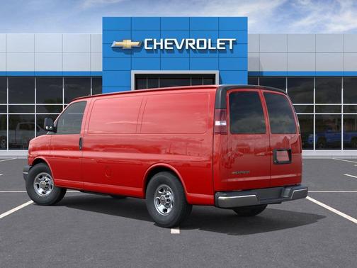 Red 2026 Chevrolet Express 2500 LT