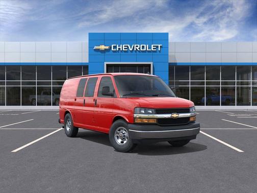 Red 2026 Chevrolet Express 2500 LT