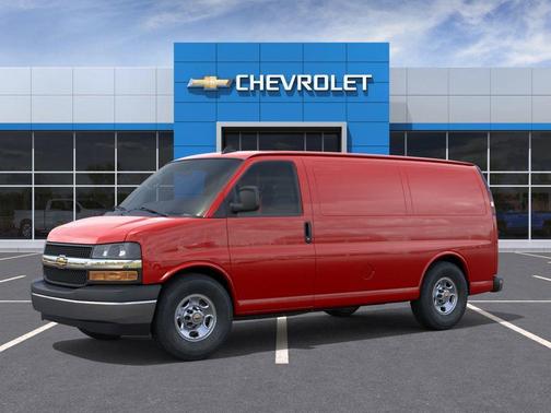 Red 2026 Chevrolet Express 2500 LT