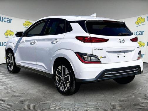 Lunar White 2023 Hyundai KONA EV SEL