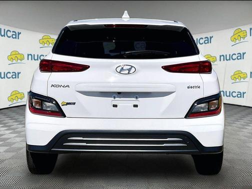 Lunar White 2023 Hyundai KONA EV SEL