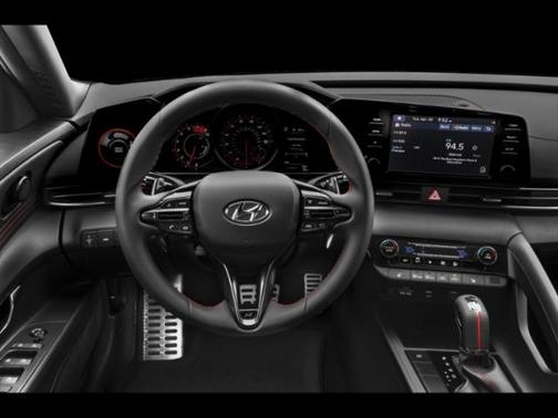 Ceramic White 2021 Hyundai ELANTRA N Line