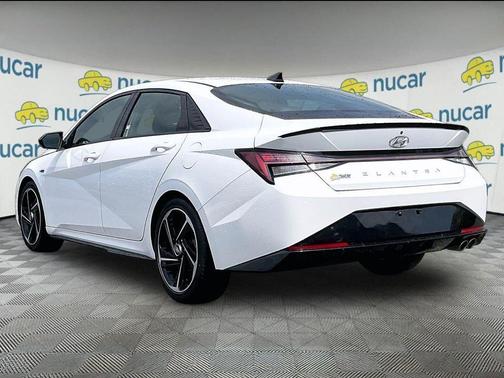 Ceramic White 2021 Hyundai ELANTRA N Line
