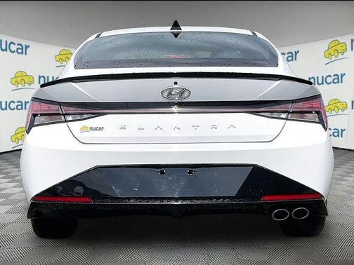 Ceramic White 2021 Hyundai ELANTRA N Line