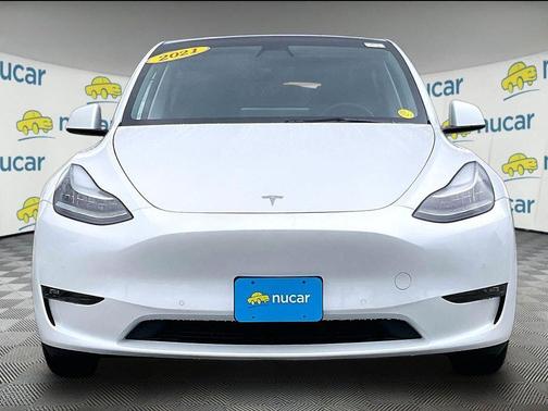 Pearl White Multi-Coat 2021 Tesla Model Y Long Range Dual Motor All-Wheel Drive