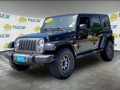 Black Clearcoat 2015 Jeep Wrangler Unlimited Freedom Edition