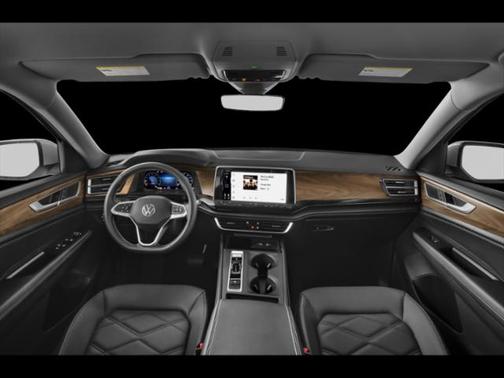 Pure White 2024 Volkswagen Atlas 2.0T SE w/Technology 4MOTION