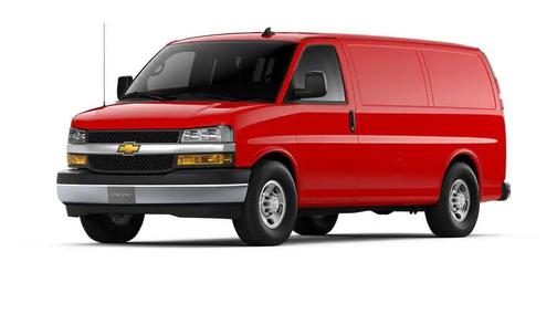 Red 2026 Chevrolet Express 2500 LT