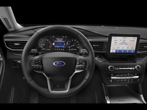Star White Metallic Tri-Coat 2020 Ford Explorer Limited