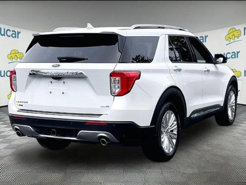Star White Metallic Tri-Coat 2020 Ford Explorer Limited
