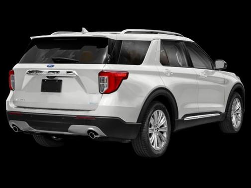 Star White Metallic Tri-Coat 2020 Ford Explorer Limited