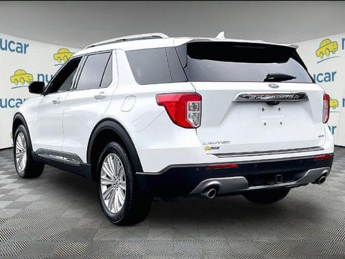 Star White Metallic Tri-Coat 2020 Ford Explorer Limited