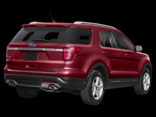 Red 2019 Ford Explorer Limited