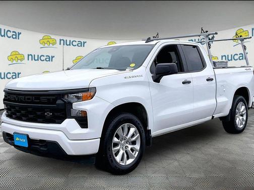 Summit White 2023 Chevrolet Silverado 1500 Custom