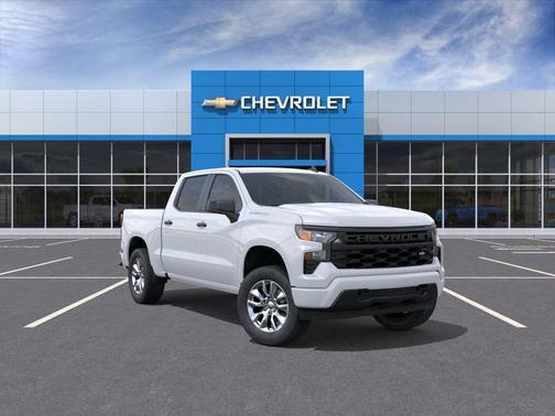 Summit White 2026 Chevrolet Silverado 1500 Custom
