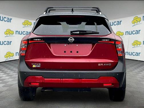 Red 2025 Nissan Kicks SR
