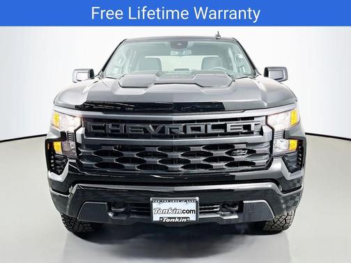 Black 2026 Chevrolet Silverado 1500 Custom Trail Boss