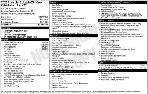 2025 Chevrolet Colorado Z71
