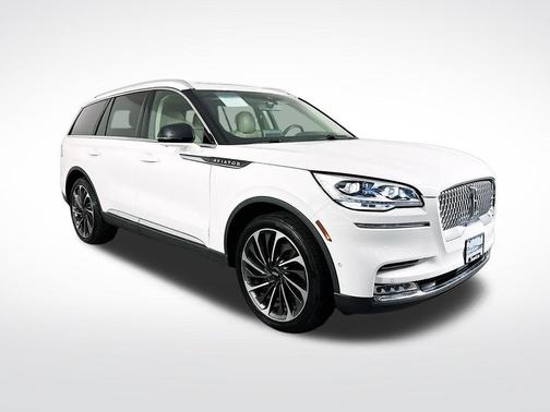 Pristine White 2021 Lincoln Aviator Reserve AWD