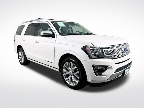 White Platinum Clearcoat Metallic 2018 Ford Expedition Platinum