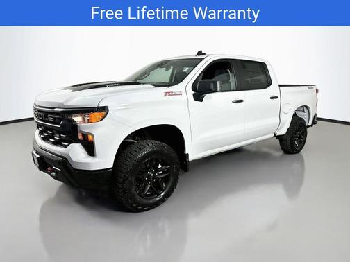 Summit White 2026 Chevrolet Silverado 1500 Custom Trail Boss