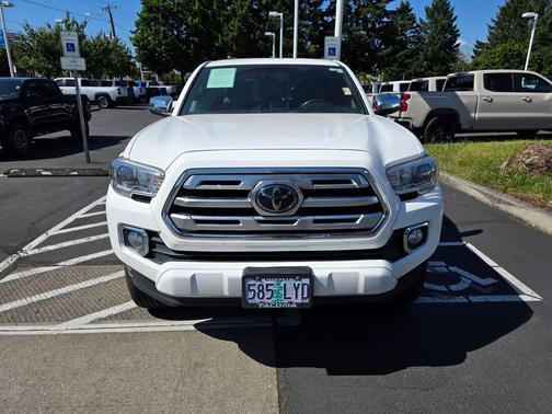 Super White 2019 Toyota Tacoma Limited