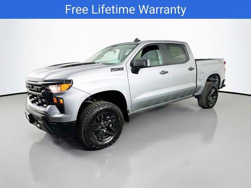 Sterling Gray Metallic 2026 Chevrolet Silverado 1500 Custom Trail Boss