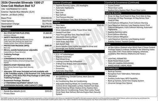 2026 Chevrolet Silverado 1500 LT