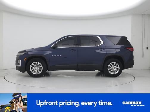 Blue 2023 Chevrolet Traverse LS