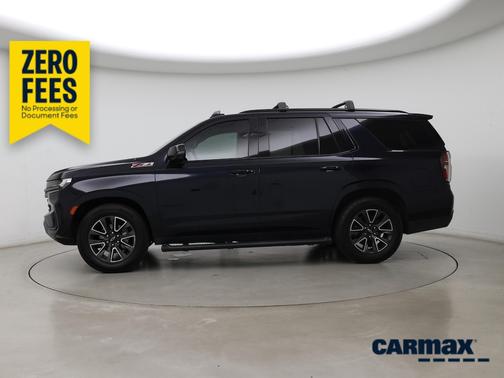 Blue 2021 Chevrolet Tahoe Z71