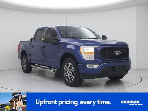 Blue 2022 Ford F-150 XLT