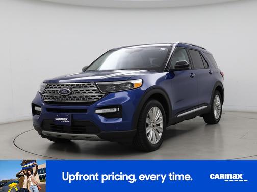 Blue 2021 Ford Explorer Limited