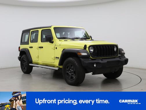 Yellow 2024 Jeep Wrangler Sport