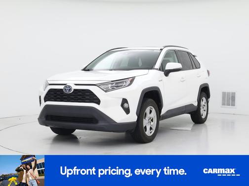 White 2020 Toyota RAV4 Hybrid XLE