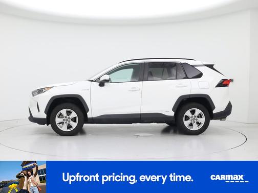 White 2020 Toyota RAV4 Hybrid XLE