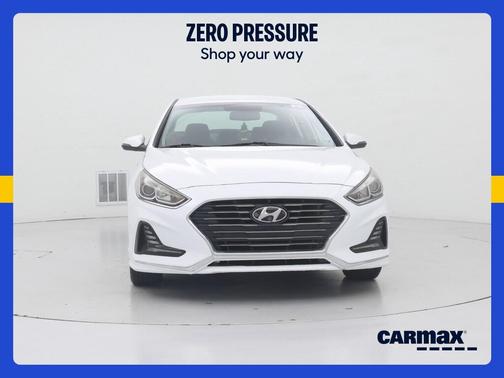White 2018 Hyundai SONATA SEL