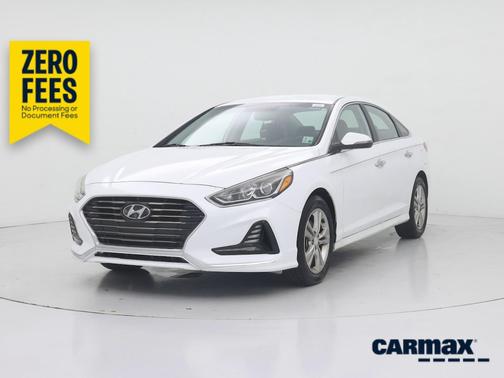 White 2018 Hyundai SONATA SEL