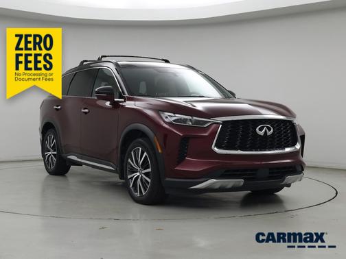 Red 2022 INFINITI QX60 Autograph
