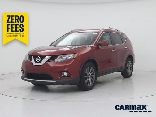 Red 2016 Nissan Rogue SL